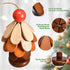 Set Wooden Christmas Tree Shaped Coasters for Home Dcor, Enterway Decor, Dinner Table or Coffee Table Dcor. Wooden