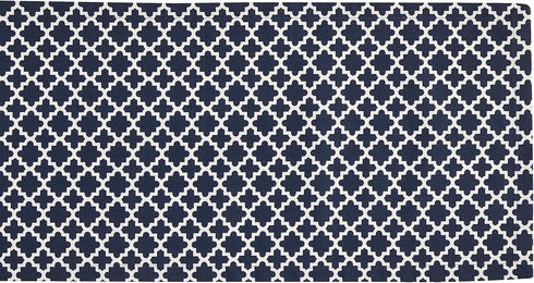 DII Lattice Tabletop Collection Table Runner - 14x108 Nautical Blue