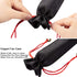 Maitys 2 Packs Large Clap Fans for Line Dancing, Chinese Folding Hand Fans for Men and Women (Black)
