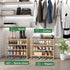 kiplant 4-Tier 4-Tier, Closet, Shoe Rack for Entryway, Bamboo Wood Shoe Rack Stackable Shoe Organizer for Free Standing