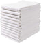 Wealuxe Flour Sack Dish Towels for Kitchen, 12 Pack, 28x28 - Lint-Free,