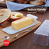 7.2 2.6 2 Inch Copco Butter Dish with Clear Lid and Measurment Guide, x x