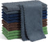 Homaxy 12 Pack Kitchen Dish Cloths, Super Soft and Absorbent Coral Velvet