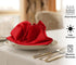Ruvanti Cloth Napkins Set of 12, 18x18 Inches, Washable Cotton Blend for Table Dinner