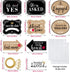 Blulu 10 Pieces She Said Yes Sign - Engagement Photo Props Kit for Wedding Party