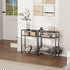 3 DIY Narrow Side Table, Tier End Table with Various Storage Basket, Slim Sofa Side Table for Small Spaces, Skinny