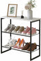 Garden 4 you Shoe Rack for Entryway 3 Tiers 11.8" D x