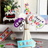 29 Pieces Birthday Photo Booth Props Kit for Kids Birthday Theme Table Centerpiece Craft Cutouts with Glue Dots