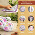 Maison d' Hermine Pot Holders Set of 2, 100% Cotton Heat Resistant Potholders 8" x 8" for BBQ, Cooking, Baking, Pivoine