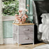 2 Closet Somdot Nightstand, Small Drawer Dresser End Table, Chest of Drawers, Bedside Table Night Stand End Table