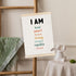 Koesus 12x16 Inch Set 3, Inspirational Classroom Wall Art Poster Hanger Frame of Positive Affirmations for Kids