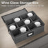 Cup and Mug Storage Box, 12 Cells China Storage Containers for Tea Cups and Coffee Mugs with Zipper Lid and Rivet Reinforced Handles, Hard Shell and Stackable (Black) by Mayniu