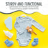 50 11.8" Closet 360 TechZoo Premium Baby Velvet Hangers - Non-Slip, Ultra-Slim Space-Saving Children Hangers - Swivel