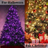 66FT 200 34 Color Changing Christmas Lights Outdoor, LED Colors String Lights with Remote Multicolor Plug in Waterproof