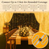 200 9.8 6.6FT 8 LED Curtain String Lights * Plug in Fairy with Timer and Modes, Waterproof Window Wall for Bedroom
