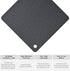 Silicone Trivets Mats Set - Heat Resistant Pot Mat for Countertop, Table Placemats, 4 Pack, Black