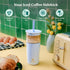 20 oz 12 REDUCE Aspen Vacuum Insulated Glass Tumbler with Lid & Extra Wide Straw - Keeps Drinks Cold for Hrs - Ideal