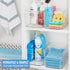 STORi Bliss 10" x 6" Open Clear Pantry Organizer Bin, Plastic Containers with Handle for Kitchen, Fridge, Bathroom