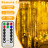300LED 9.8ftx9.8ft, IP67 8 3 Ollny Curtain Lights Connectable Waterproof Outdoor Curtain String Lights with Remote