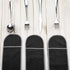 Weewooday 18 Pieces Silver Storage Bags, Flatware Storage Box, Black Velvet Cloth Organizers for Kitchen Utensils