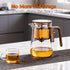 27 oz (800 ml) Enchanted Tea Pot, Magic Tea Pot for Loose Leaf Tea Steeper, Heat Resistant Borosilicate Glass Teapot