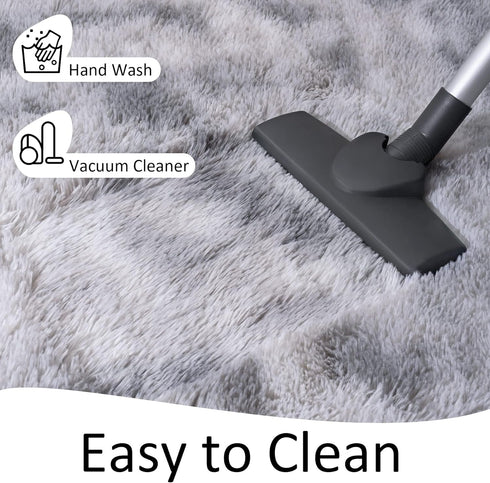 2x6 Chicrug Cute Fluffy Area Rug for Girls Bedroom, Feet Fluffy Kids Rug for Room Decor, Shag Soft Dorm Playroom Rug