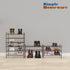 3-Tier Simple Houseware Stackable Shoes Rack Storage Shelf, Bronze