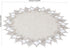 24 inches 24 Natural Linen Doily Round Neutral Earth Tones Beige Lace Coffee Table Topper Dresser Scarf Place Mats