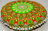 22" CRAFT KALA Round Mandala Comfort Meditation Floor Pillow Cover, Large Pillows Seating Cover for Adults, Cushions