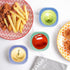 6 Pack Small Plastic Bowls 4.5 OZ Unbreakable Wheat Straw Dipping Bowls, Mini Prep Bowls for Snacks