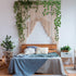 CQURE 12 Pack 84Ft Artificial Ivy Garland, Fake Vines UV Resistant Greenery Leaves for Home Bedroom Party Decor