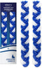 Havdalah Candle - Braided Blue and White, Flat Havdallah Candles - 2 Pack
