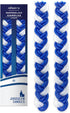 Havdalah Candle - Braided Blue and White, Flat Havdallah Candles - 2 Pack