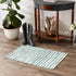 DII Chindi Home Collection Cotton Handwoven Slim Stripe Area Rag Rug - 2x3', Aqua