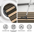 Outdoor Front Door Mat, 2'x4.3', Cotton Machine Washable Reversible Layered Mats for Kitchen/Farmhouse