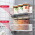 Magnetic Basket Fridge Large Pen Holder, Whiteboard Metal Wire Basket Storage Organizer (Black-High)