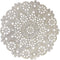 Royal Lace Medallion Lace Round Paper Doilies, 10-Inch, Silver, Pack of 8