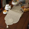 Macrame Table Runner Farmhouse Rustic Dresser Scarf Crochet Handmade Cotton Lace Doily