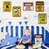 WERNNSAI Shark Zone Party Decorations, 6 PCS 8'' Funny Wall Decor Signs for Boys Kids Birthday Ocean Theme Party