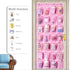 KEEPJOY 28 Pockets Hanging Shoe Organizer - Over the Door Shoe Holder Rack with Mesh Pockets, Large Size 65 x 23 Inch
