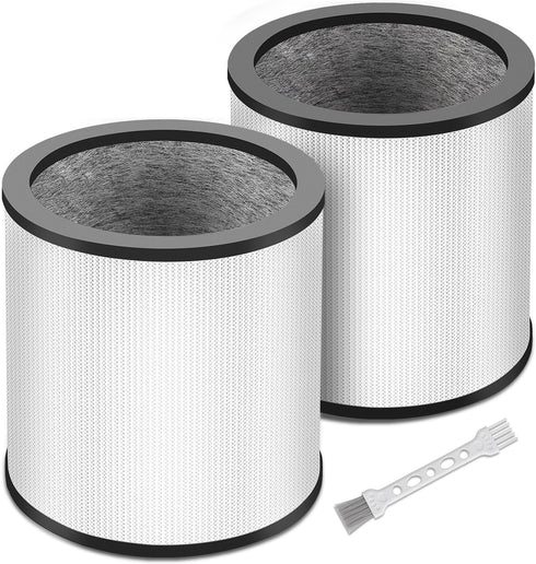 TP01 TP02 Replacement Filter 2 Pack for Dyson Pure Cool Link TP01, TP02, 360° True Filter, Black