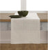 Solino Home 100% Pure Linen Table Runner 14 x 48 Inch Light Natural 48 Inches Ideal for Dresser and Coffee Tables -
