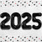 KatchOn Huge Black 2025 Balloons Number, 42 Inch Graduation Balloons, Foil Decorations for Class of 2025