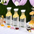 Set 4 50 Oz of Plastic Carafe with Lid, Carafes for Mimosa Bar, Square Base Juice Containers, Water Bottle, Milk
