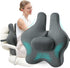 Adjustable Lumbar Support Pillow for Office Chair,Improve Lower Back PainRelief and Sitting Posture,Memory Foam Back Cushion for Chair/Car/Sofa/Plane(Darkgray)