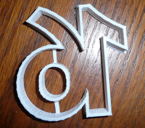 NUMBER 16 SWEET SIXTEEN BIRTHDAY COOKIE CUTTER, MADE IN USA, PR108-16