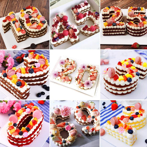 3D Silicone Cake Pans, Large Number Cake Mould for Birthday Wedding Anniversary 10 inch Number 6