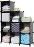HOMIDEC 9-Cube Closet Organizer and Storage, Portable Shelves for Garment Racks, Closet, Wardrobe