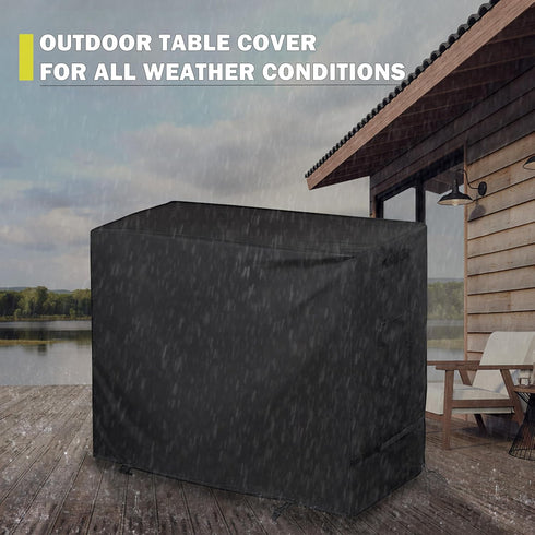 Starcrew Outdoor Storage Cabinet Cover for Wicker Outdoor Bar Cart, Outdoor Bar Table Cover for Patio Storage Bar