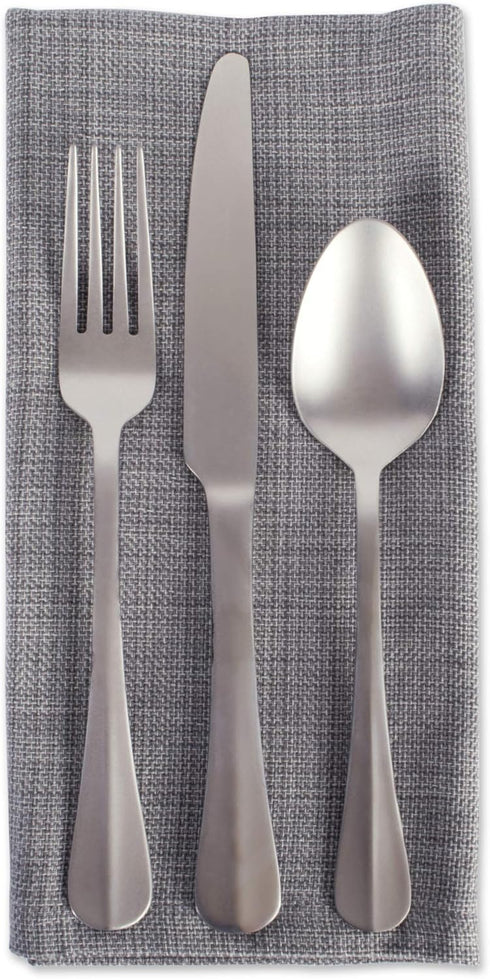 DII Gray Variegated Tabletop Collection Napkin Set, 20x20, 6 Piece